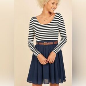Striped Navy Kids Dress